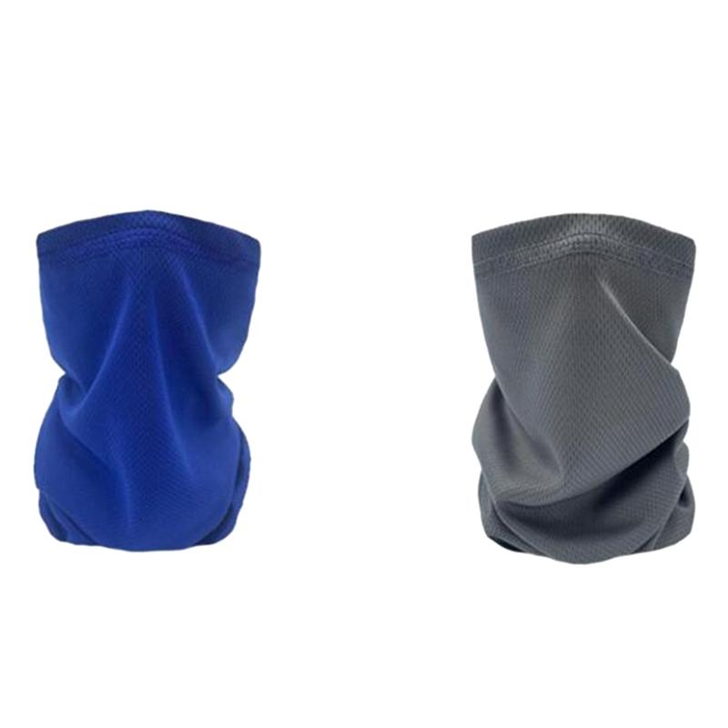 2Pcs Cycling Headscarf Sun UV Protection Neck Gaiter Scarf Reusable DustScarf Fishing Hiking for Men Women, Blue
2Pcs Cycling Headscarf Sun UV Protection Neck Gaiter Scarf Reusable DustScarf Fishing Hiking for Men Women, Blue