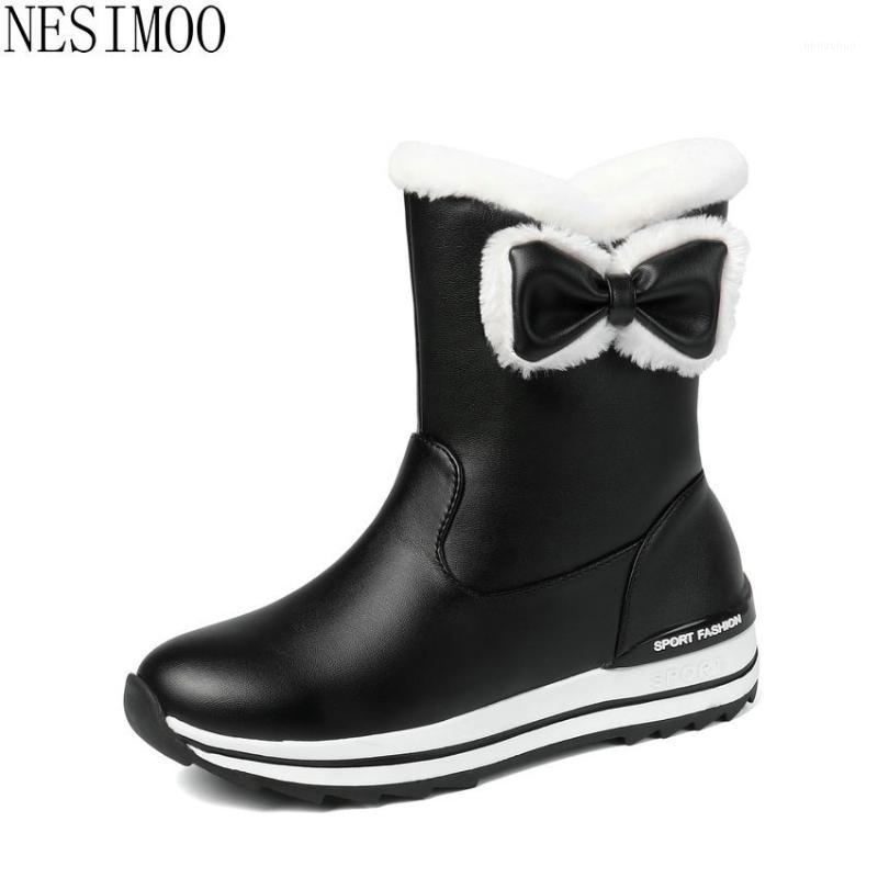 NESIMOO 2021 PU Leather Round Toe Snow Boots Keep Warm Wedges Winter Ankle Boots Bow-knot Sweet Slip on Women Shoes Size 34-431, Pink
NESIMOO 2021 PU Leather Round Toe Snow Boots Keep Warm Wedges Winter Ankle Boots Bow-knot Sweet Slip on Women Shoes Size 34-431, Pink