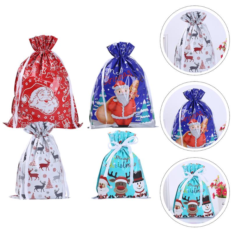 4Pcs Bags Creative Festive Convenient Lightweight Gift Bag Drawstring Bag Gift Packing for Christmas Party
4Pcs Bags Creative Festive Convenient Lightweight Gift Bag Drawstring Bag Gift Packing for Christmas Party