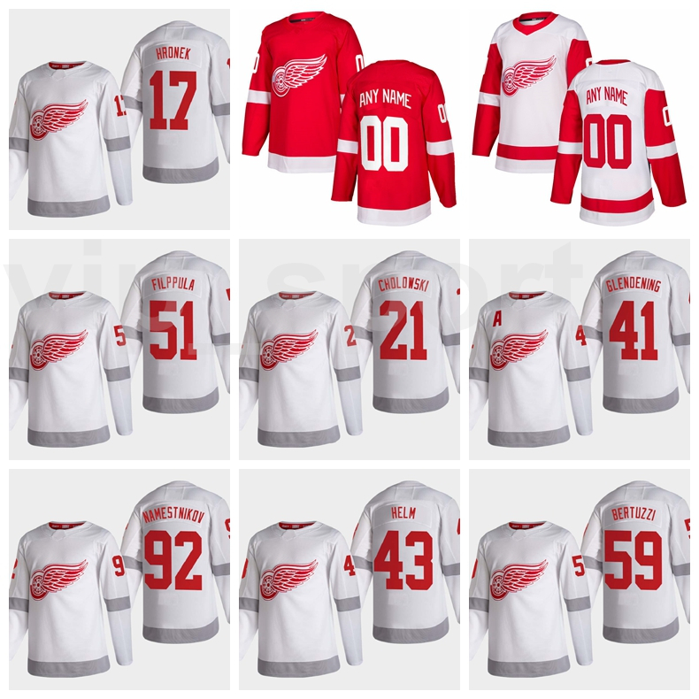 Reverse Retro Hockey 51 Valtteri Filppula Jersey Detroit Red Wings 45 Jonathan Bernier 43 Darren Helm 21 Dennis Cholowski 17 Filip Hronek, White
Reverse Retro Hockey 51 Valtteri Filppula Jersey Detroit Red Wings 45 Jonathan Bernier 43 Darren Helm 21 Dennis Cholowski 17 Filip Hronek, White