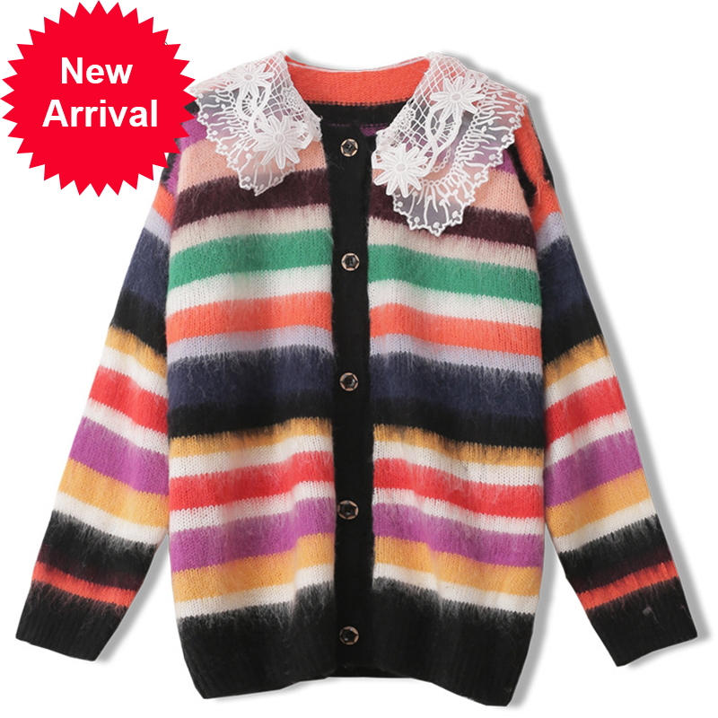 Winter oversize hot coarse mesh cardigan mohair o-neck button long casual sleeve mid-length women's sweater C-252, Multi
Winter oversize hot coarse mesh cardigan mohair o-neck button long casual sleeve mid-length women's sweater C-252, Multi