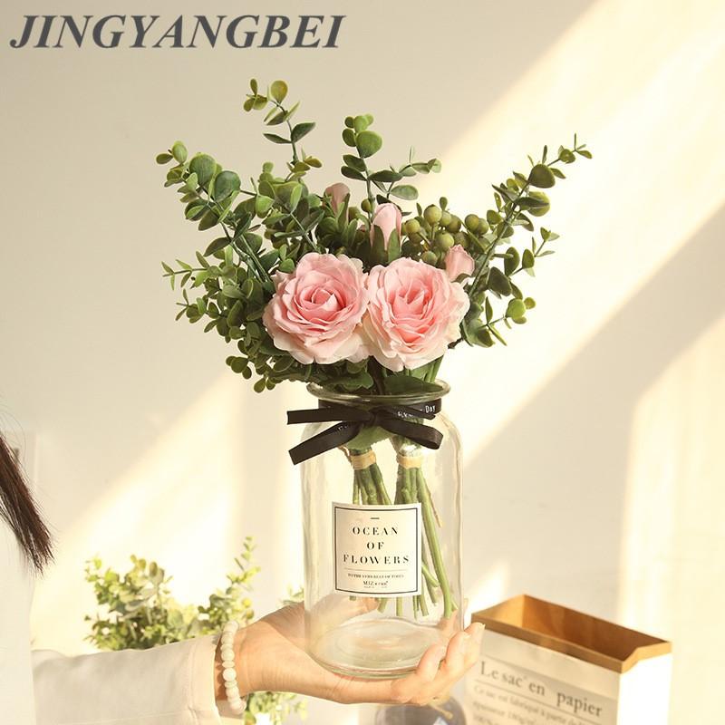 High Quality Eucalyptus Berry Rose Bouquet Artificial Flower Decorative Wedding Wall Flower Party Accessory Home Decoration, Green
High Quality Eucalyptus Berry Rose Bouquet Artificial Flower Decorative Wedding Wall Flower Party Accessory Home Decoration, Green