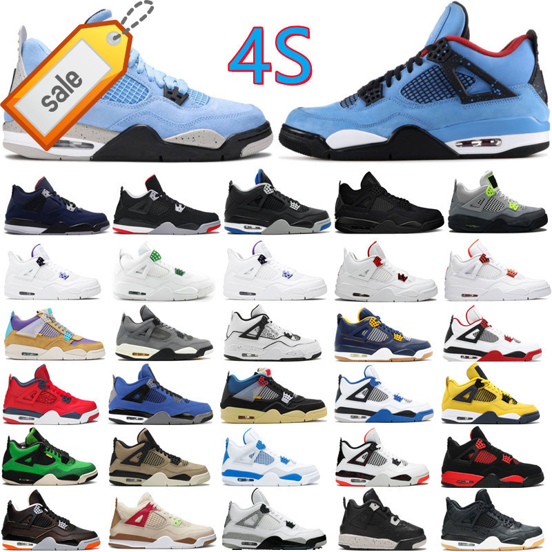 2022 New Arrived Chicago University Blue 4 4s Mens Basketball Shoes Unc Black Cat Bred Pure Money Starfish Fire Red Men Sports Women, Customize
2022 New Arrived Chicago University Blue 4 4s Mens Basketball Shoes Unc Black Cat Bred Pure Money Starfish Fire Red Men Sports Women, Customize
