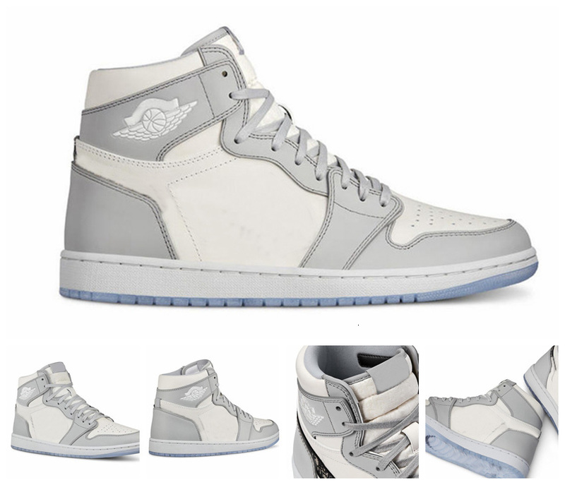 2021 New 1 1s High OG Grey Mens Basketball Shoes Women Outdoor Sneakers Trainers embossed on the upper Crystal Bottom Zapatos
2021 New 1 1s High OG Grey Mens Basketball Shoes Women Outdoor Sneakers Trainers embossed on the upper Crystal Bottom Zapatos