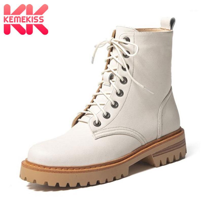 KemeKiss Real Leather New Women Ankle Boots Cross Strap Round Toe Women Shoes Winter Warm Boots Party Footwear Size 34-401, Beige
KemeKiss Real Leather New Women Ankle Boots Cross Strap Round Toe Women Shoes Winter Warm Boots Party Footwear Size 34-401, Beige