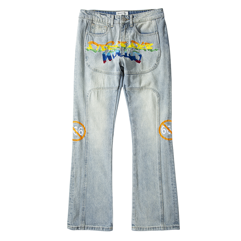 Mens Washed High Street Jeans Denim Trousers Straight Loose Casual Pants Hip-hop Embroidery, Blue
Mens Washed High Street Jeans Denim Trousers Straight Loose Casual Pants Hip-hop Embroidery, Blue