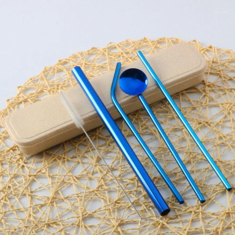 Stainless steel sturdy curved straight drinking straw with cleaning brush rod creative colorful reusable metal straw box1
Stainless steel sturdy curved straight drinking straw with cleaning brush rod creative colorful reusable metal straw box1