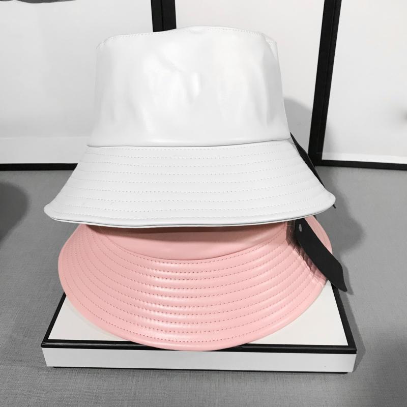 Unisex PU Leather Bucket Hats Women Sunscreen Panama Hat Men Pure Sunbonnet Fedoras Outdoor Fisherman Hat Beach Cap, White
Unisex PU Leather Bucket Hats Women Sunscreen Panama Hat Men Pure Sunbonnet Fedoras Outdoor Fisherman Hat Beach Cap, White