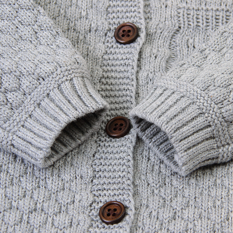 Baby Knitted Rompers Winter Clothes with Hat Infant Boys Girls Long Sleeve Sweater Autumn Newborn Warm Jumpsuits Outfits 201028