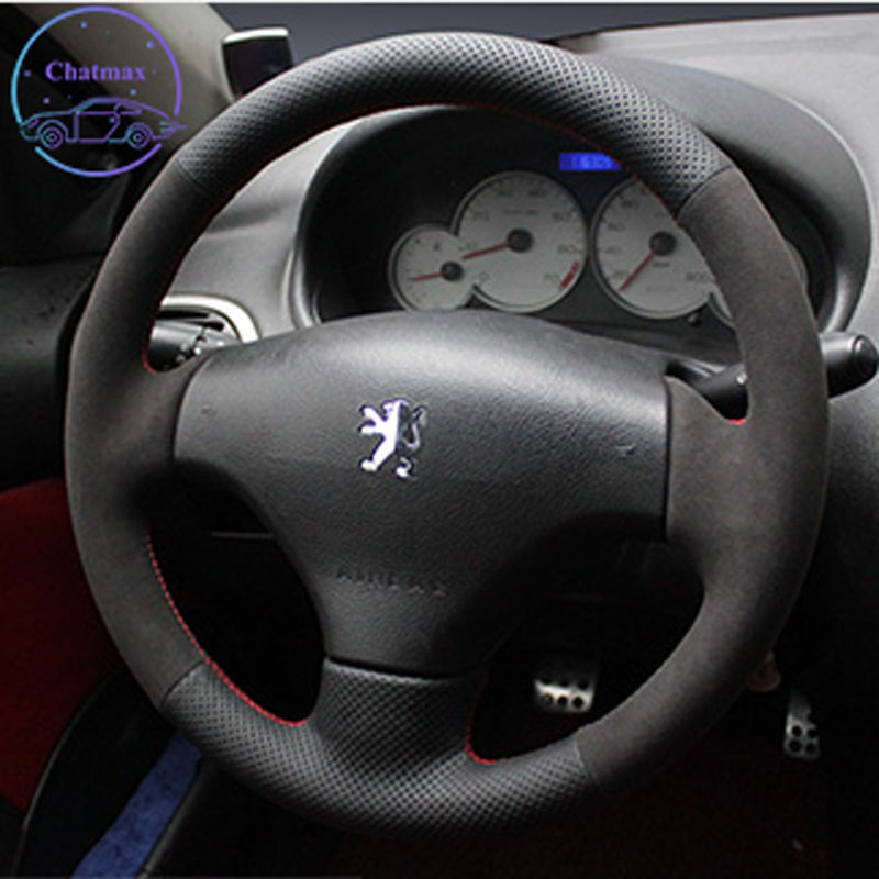 DIY Private Custom Car Steering Wheel Cover For Peugeot 206 2005-2018 Hand Sewing Black Suede Leather Holder Decoration
DIY Private Custom Car Steering Wheel Cover For Peugeot 206 2005-2018 Hand Sewing Black Suede Leather Holder Decoration