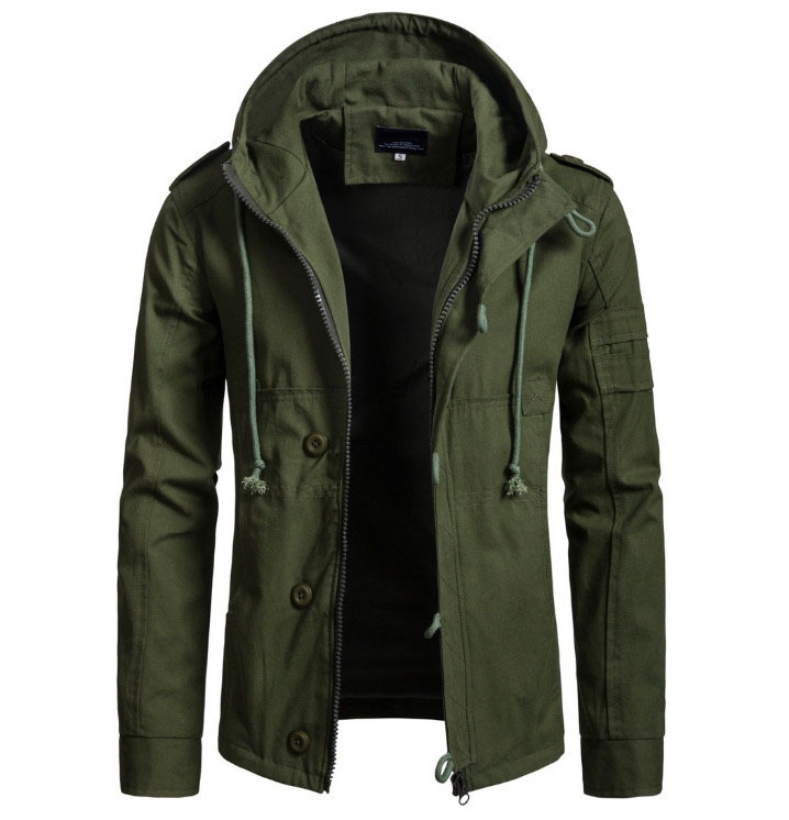 Men' Fashion Brand Military Green Widewaisted Casual Cotton with Hoodie Wind Breaker Man' Jacket Ze7g, Army green
Men' Fashion Brand Military Green Widewaisted Casual Cotton with Hoodie Wind Breaker Man' Jacket Ze7g, Army green