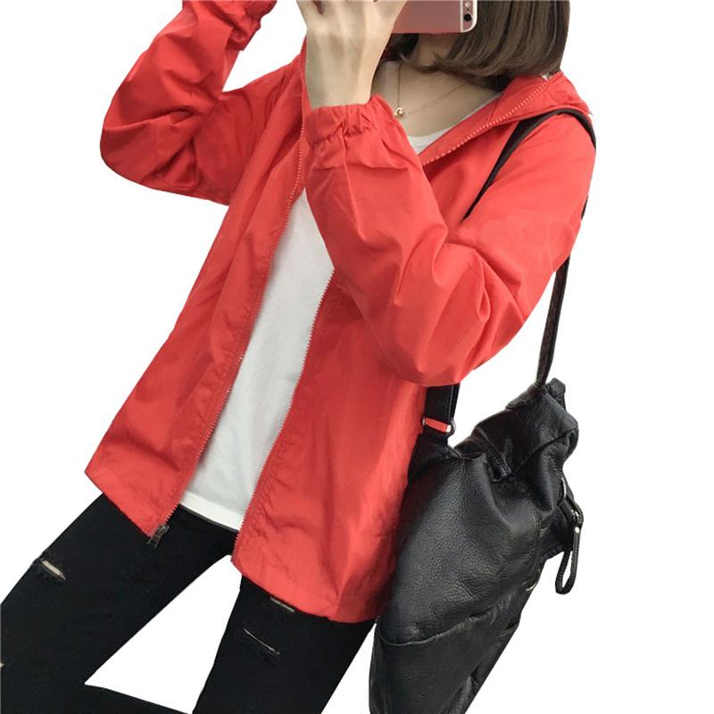 Spring Sporting Jacket Coats 2020 Autumn New Plus Size Loose Couple Jacket Coat Womens Casual Hooded Windbreakers Outwear, White