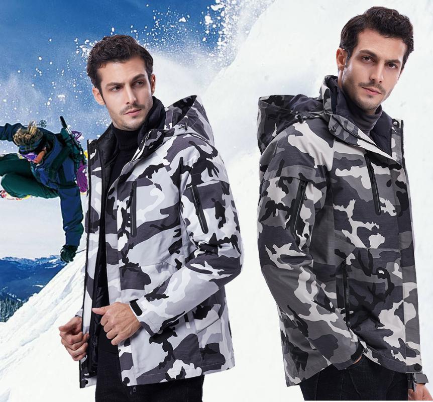 2020 New Winter Ski Suit For Men Set Windproof Waterproof Warm Skiing Snowboarding Suits Set Male Outdoor Hot Ski Jacket + Pants, Camouflage l gray
2020 New Winter Ski Suit For Men Set Windproof Waterproof Warm Skiing Snowboarding Suits Set Male Outdoor Hot Ski Jacket + Pants, Camouflage l gray