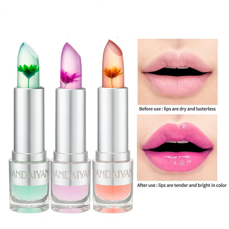 Handaiyan Flowers Moisturizing Lipstick Temperature Color Change Lipstick Long Lasting Nourish Makeup Lipsticks, #01
Handaiyan Flowers Moisturizing Lipstick Temperature Color Change Lipstick Long Lasting Nourish Makeup Lipsticks, #01