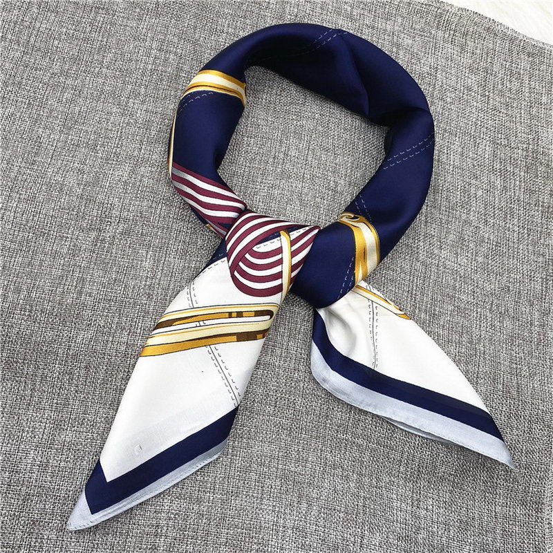Ladies Head Neck Square Scarf Available Horse Belt Print Fashion Woman's Professional Small Handmade Silk Feeling Scarfs, Blue;gray
Ladies Head Neck Square Scarf Available Horse Belt Print Fashion Woman's Professional Small Handmade Silk Feeling Scarfs, Blue;gray