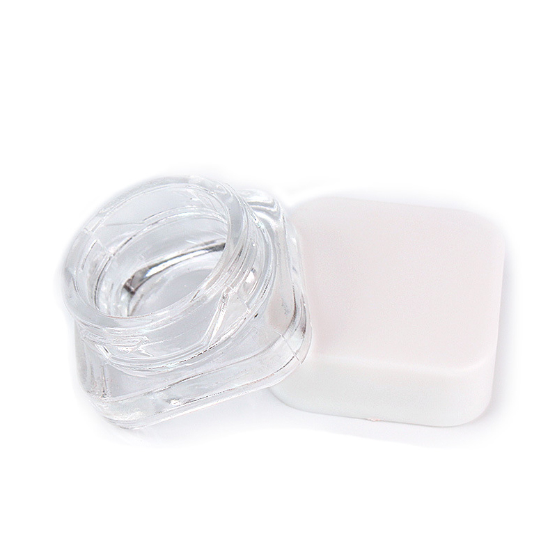 Empty Child Resistant Clear bottle Cube Wax Jar Dab Oil Concentrate Glass Cosmetic Container with White or Black Cap 5ml
Empty Child Resistant Clear bottle Cube Wax Jar Dab Oil Concentrate Glass Cosmetic Container with White or Black Cap 5ml