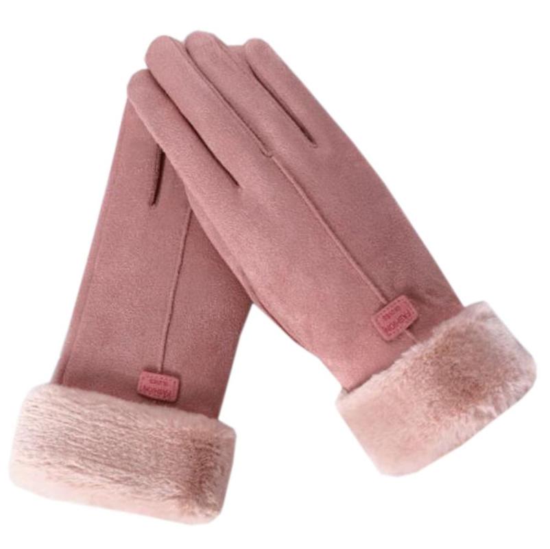 Women's Touch Screen Driving Gloves Ladies Autumn Winter Warm Thick Windproof Faux Suede Full Finger Mittens
Women's Touch Screen Driving Gloves Ladies Autumn Winter Warm Thick Windproof Faux Suede Full Finger Mittens