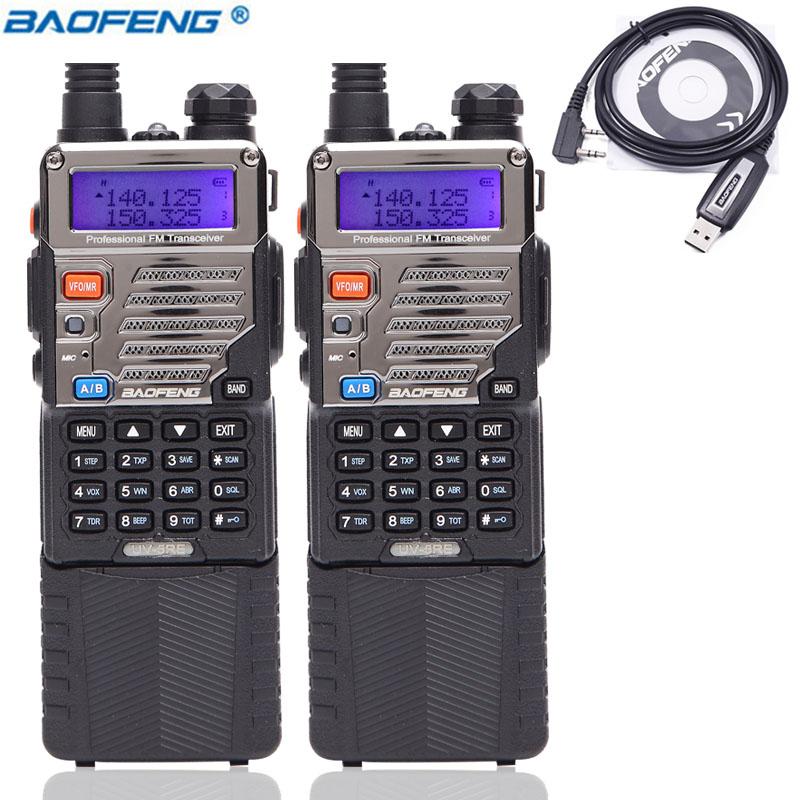 2PCS BAOFENG BF-UV5RE Walkie Talkie 8W CB Radio Professional Station Baofeng UV-5R UV-5RE Transceiver VHF UHF Portable Radio+USB
2PCS BAOFENG BF-UV5RE Walkie Talkie 8W CB Radio Professional Station Baofeng UV-5R UV-5RE Transceiver VHF UHF Portable Radio+USB