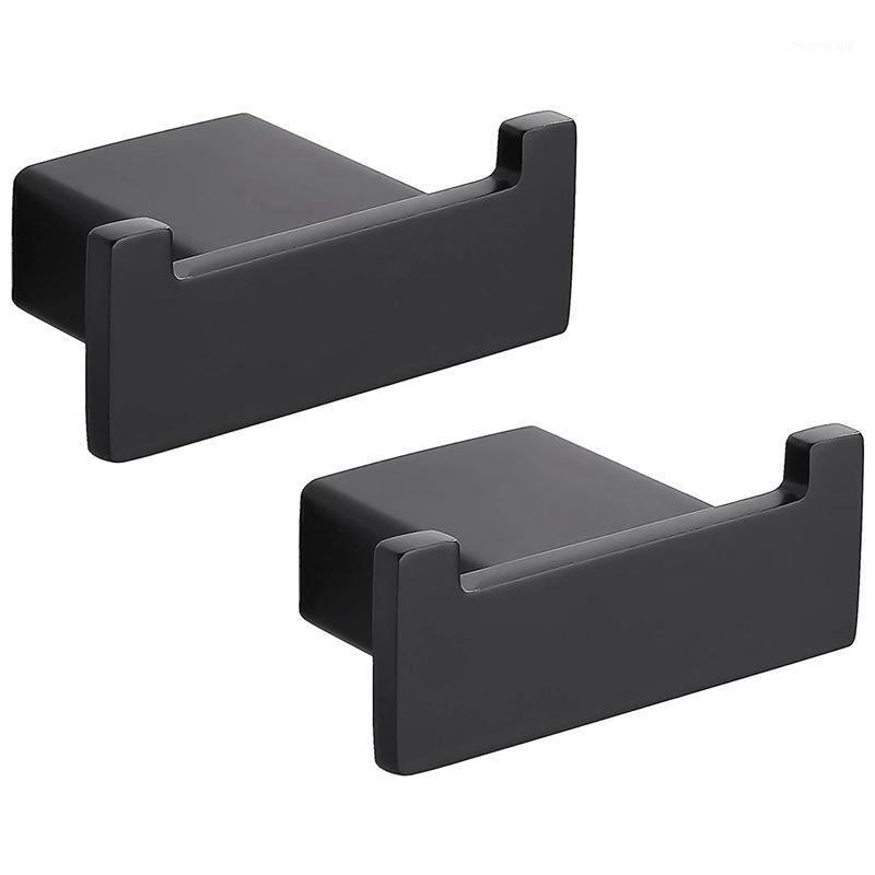 Robe Hooks Double Towel Hook For Bathroom, Stainless Steel Bath Wall Mount, Square Matte Black,2 Pack
Robe Hooks Double Towel Hook For Bathroom, Stainless Steel Bath Wall Mount, Square Matte Black,2 Pack