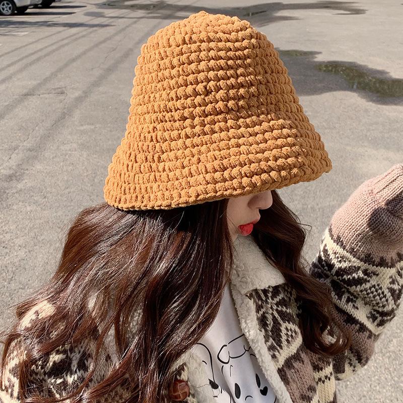 Korean Style Autumn Winter New Thick Line Handmade Half Fleece Knitted Woolen Hat Tide Fashion Wild Outing Fisherman Hat, Khaki
Korean Style Autumn Winter New Thick Line Handmade Half Fleece Knitted Woolen Hat Tide Fashion Wild Outing Fisherman Hat, Khaki