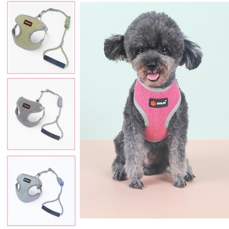 Pet Dog Vest Harness and Leash Set Breathable Puppy Soft Collar Cat Chest Back Strap Leashes Belt Doggy Walking Traction Ropes
Pet Dog Vest Harness and Leash Set Breathable Puppy Soft Collar Cat Chest Back Strap Leashes Belt Doggy Walking Traction Ropes