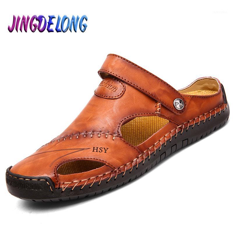 Classic Mens Sandals Summer Genuine Leather Male Beach Sandals Soft Comfortable Male Outdoor Beach Slippers Slip-ON Man1, Black
Classic Mens Sandals Summer Genuine Leather Male Beach Sandals Soft Comfortable Male Outdoor Beach Slippers Slip-ON Man1, Black
