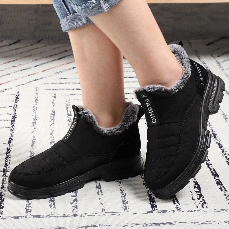 Women snow boots platform winter boots waterproof non-slip fashion women winter shoes warm fur botas mujer #oS8c, Black
Women snow boots platform winter boots waterproof non-slip fashion women winter shoes warm fur botas mujer #oS8c, Black