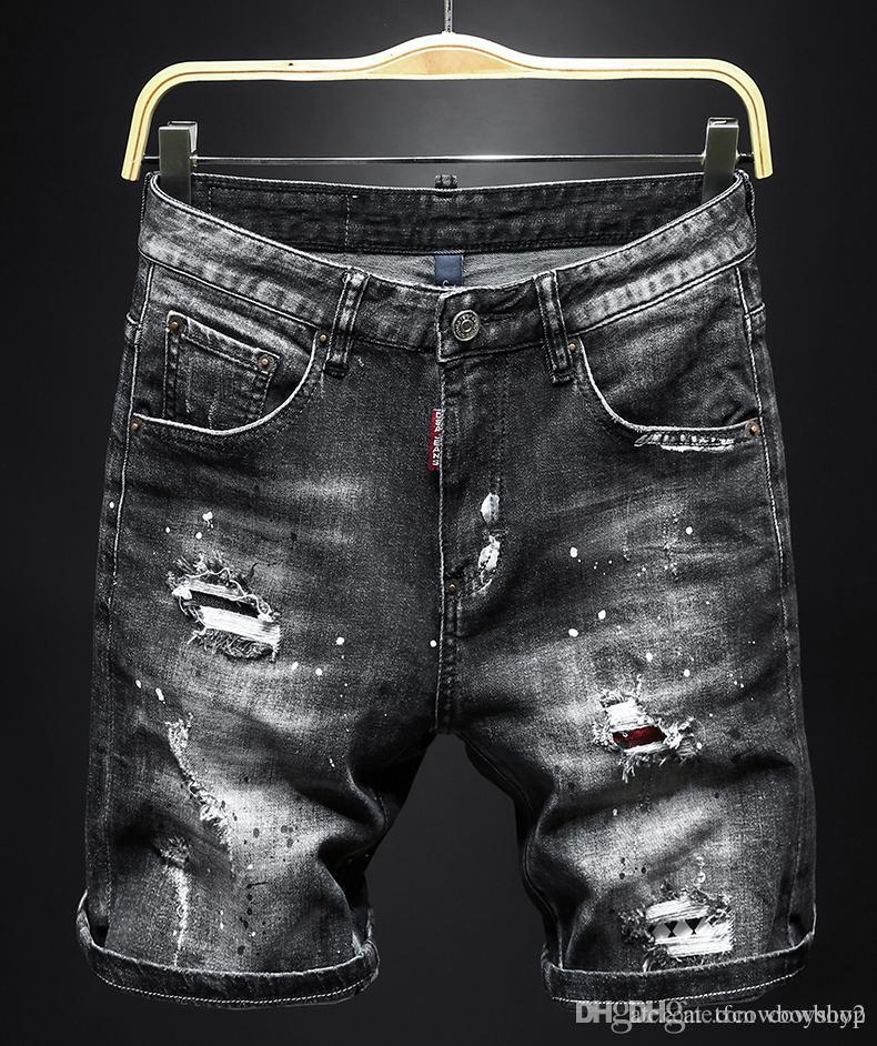 mens designer summer shorts pants luxury square jeans de designer pour hommes knee length ripped rock revival biker square jeans, Blue
mens designer summer shorts pants luxury square jeans de designer pour hommes knee length ripped rock revival biker square jeans, Blue