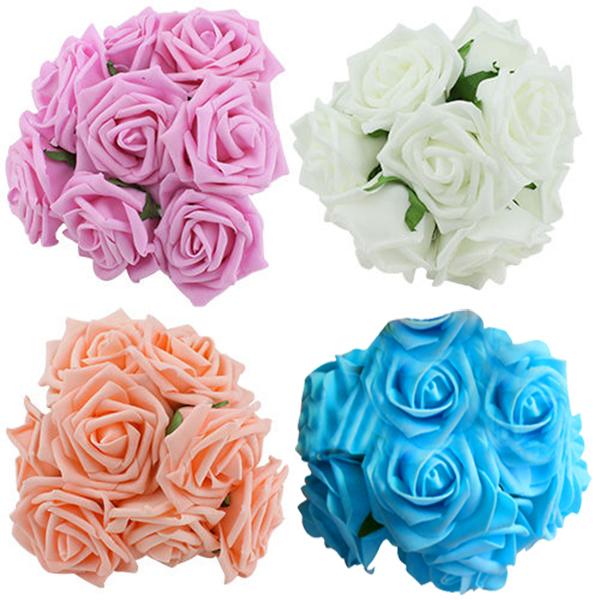 10Pcs Artificial Rose Flowers Bouquet Wedding Bride Bouquet Home Office Hotel Valentine's Day Decor Fake Flower, Beige
10Pcs Artificial Rose Flowers Bouquet Wedding Bride Bouquet Home Office Hotel Valentine's Day Decor Fake Flower, Beige