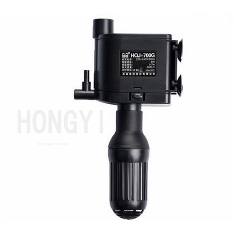 SUNSUN 1 piece HQJ-500G/700G/900G/1200G multi-function aquarium submersible pump powerhead fresh/marine water oxygen pump Y200917
