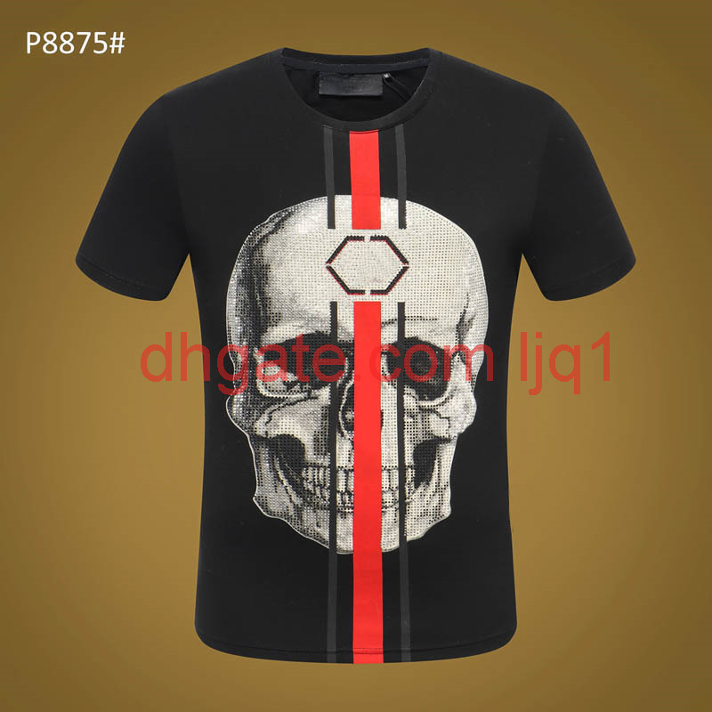 PP Summer Mens Brand Tshirt Skull Print rivet Beads Tops Fashion Designer Tshirt high O-Neck Quality Skull tees #6251, White
PP Summer Mens Brand Tshirt Skull Print rivet Beads Tops Fashion Designer Tshirt high O-Neck Quality Skull tees #6251, White