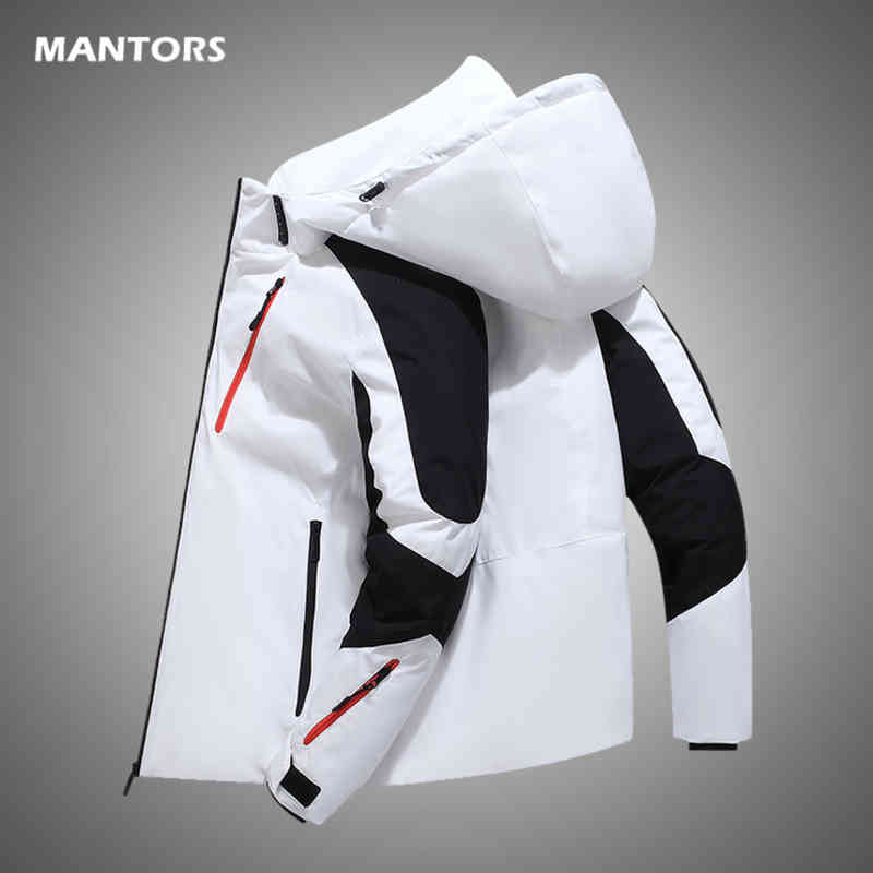 Winter assembled thickened warm et 2021 outdoor men's duck feather white suit windbreaker, Black
Winter assembled thickened warm et 2021 outdoor men's duck feather white suit windbreaker, Black