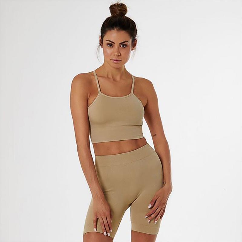 Seamless Yoga Set Women Fitness Clothing Sportswear Women Gym Shorts Sports Bra 2 Pcs Workout Sports Suits, Brown
Seamless Yoga Set Women Fitness Clothing Sportswear Women Gym Shorts Sports Bra 2 Pcs Workout Sports Suits, Brown