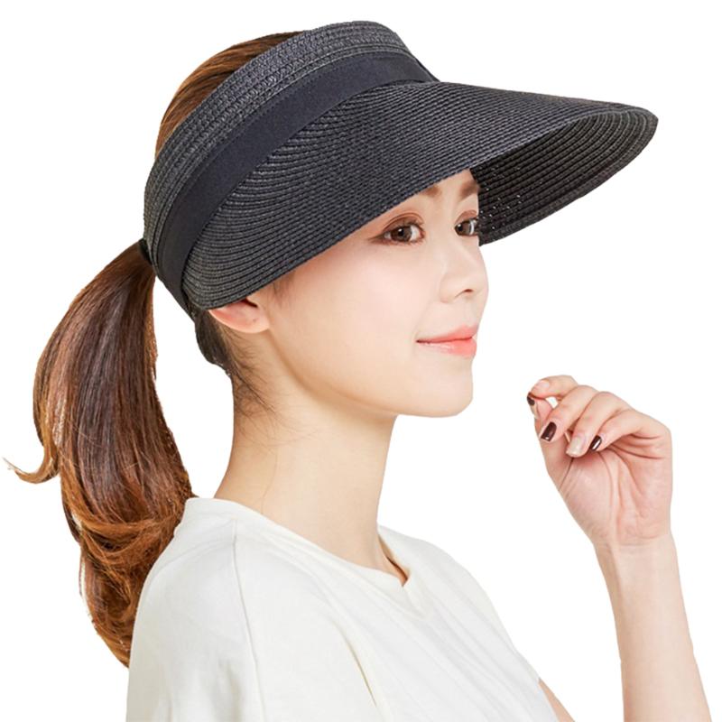 Top Women Empty Sun Straw Hat For Hats Bow Summer Wide Large Brim Empty Visor Sun Hat UV Protection Beach Cap, Kh
Top Women Empty Sun Straw Hat For Hats Bow Summer Wide Large Brim Empty Visor Sun Hat UV Protection Beach Cap, Kh