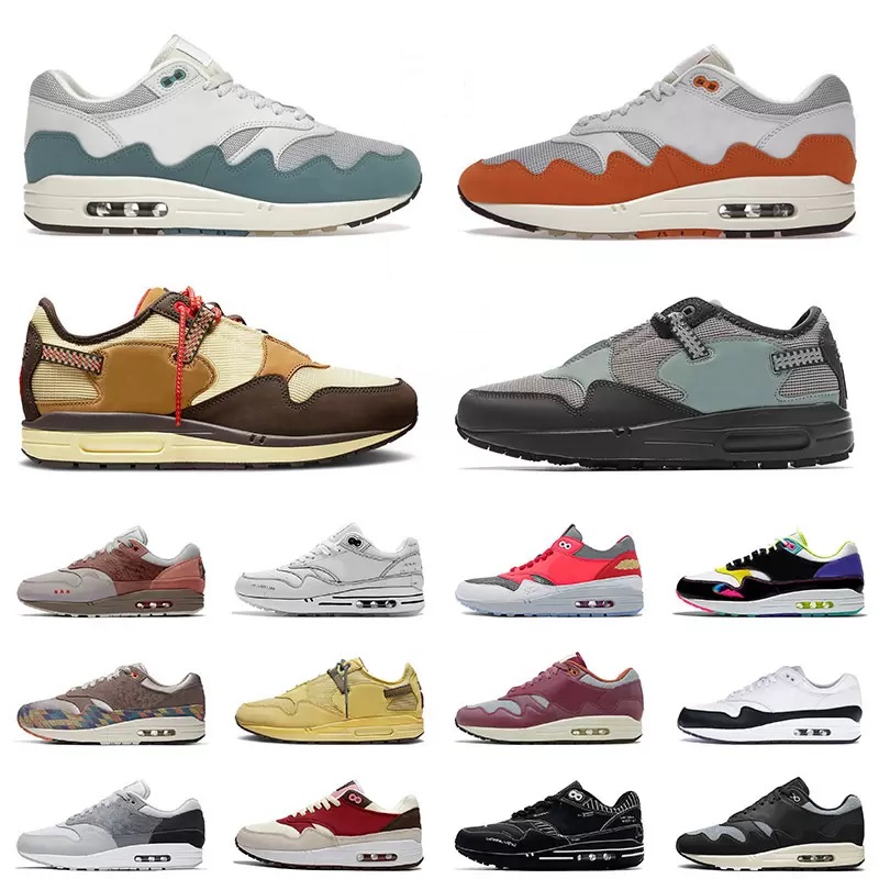 2022 Airmaxs Max 1 Running Shoes Air Patta Waves Noise Anniversary Red Royal Aqua Monarch Travis Cactus Jack Baroque Brown White Gum Sole Premium Blueprint Sneakers, Bubble package bag
2022 Airmaxs Max 1 Running Shoes Air Patta Waves Noise Anniversary Red Royal Aqua Monarch Travis Cactus Jack Baroque Brown White Gum Sole Premium Blueprint Sneakers, Bubble package bag