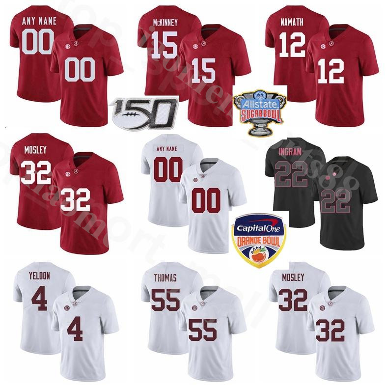Alabama Crimson Tide NCAA Football College 32 CJ Mosley Jersey TJ Yeldon Joe Namath Derrick Thomas Bart Starr Mark Ingram Man Youth Lady, As shown in illustration
Alabama Crimson Tide NCAA Football College 32 CJ Mosley Jersey TJ Yeldon Joe Namath Derrick Thomas Bart Starr Mark Ingram Man Youth Lady, As shown in illustration