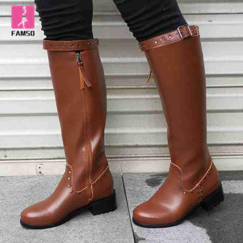FAMSO 2019 Shoes Women Boots Round Toe Buckle Platforms Size 34-43 Black Brown Buckle Shoes Winter Keep Warm Snow Boots1
FAMSO 2019 Shoes Women Boots Round Toe Buckle Platforms Size 34-43 Black Brown Buckle Shoes Winter Keep Warm Snow Boots1