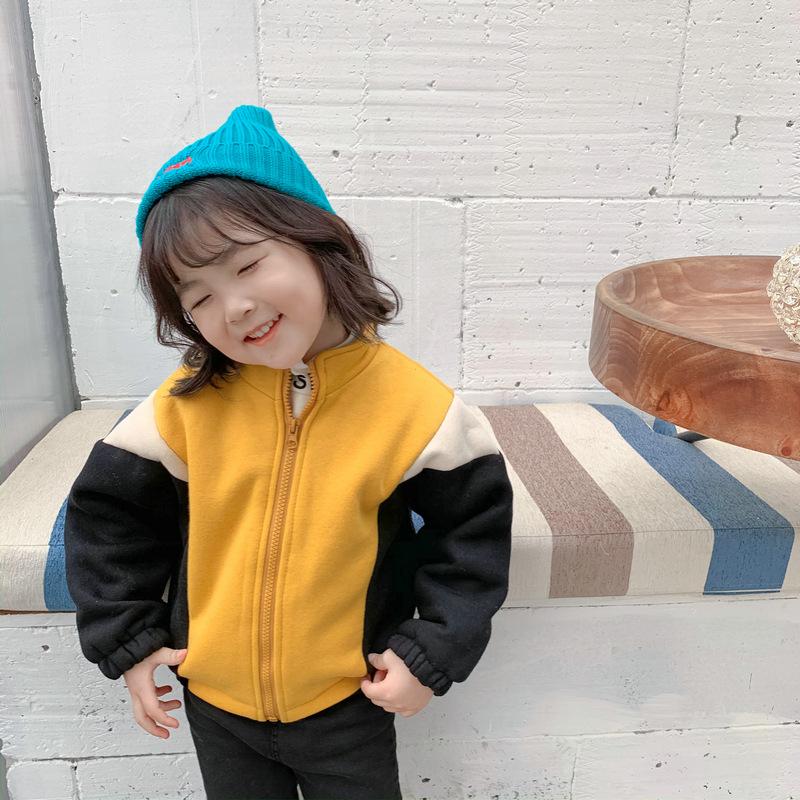 Winter boys fleece fashion patchwork colour blocking jackets baby girls cotton stand collar zipper coats outwear, Orange
Winter boys fleece fashion patchwork colour blocking jackets baby girls cotton stand collar zipper coats outwear, Orange