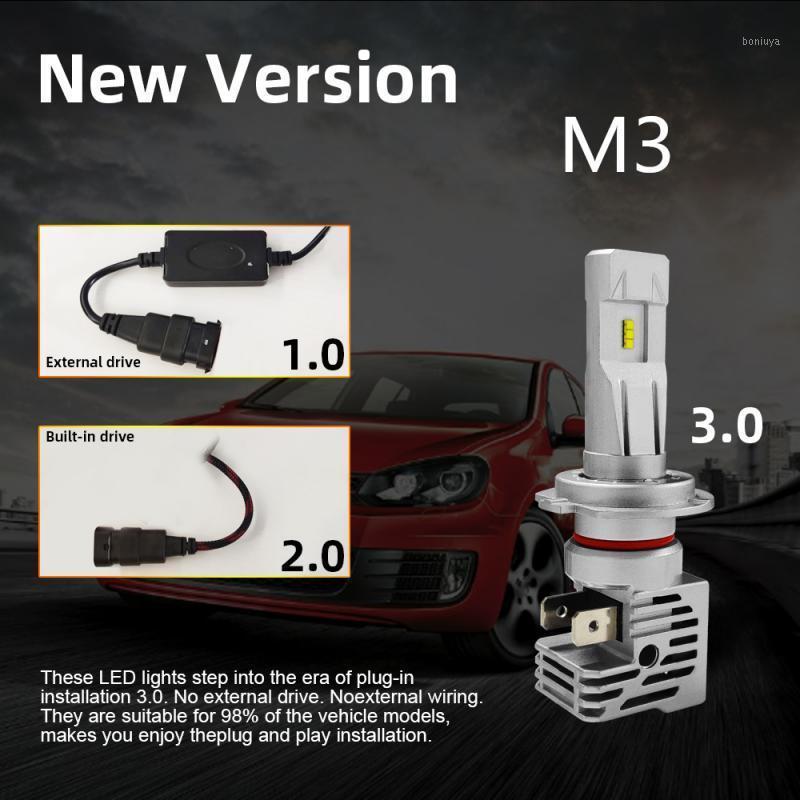 1pair New M3 Car LED Headlight H11 H4 H7 Car LED Headlight Bulb Kit 90W 16000LM High Power ZES Light Bulbs 6500K White Light1
1pair New M3 Car LED Headlight H11 H4 H7 Car LED Headlight Bulb Kit 90W 16000LM High Power ZES Light Bulbs 6500K White Light1