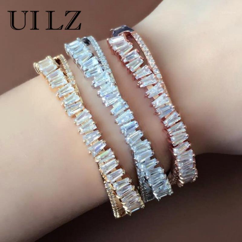 UILZ New Fashion Cubic Zircon Adjustable Bracelet &Bangle Multiple Stripes Irregular Cuff X Shape Women Jewelry for Anniversary1
UILZ New Fashion Cubic Zircon Adjustable Bracelet &Bangle Multiple Stripes Irregular Cuff X Shape Women Jewelry for Anniversary1