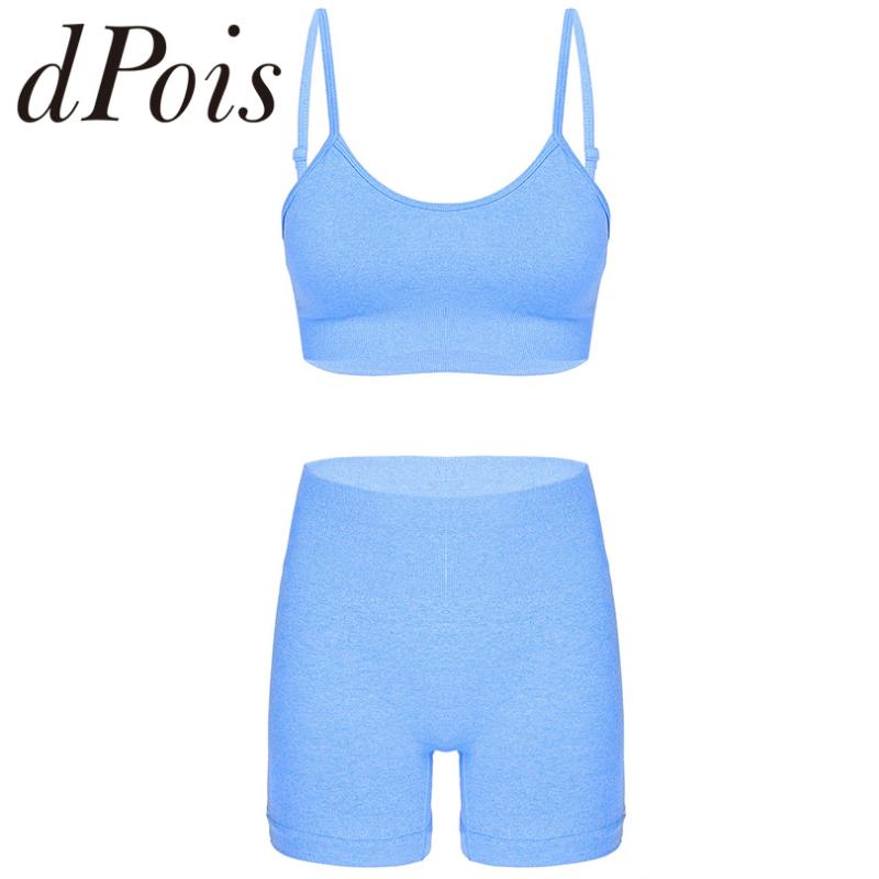 Women Yoga Set Sportswear Sexy Running Fitness Suit Quick Drying High Waist Shorts Solid Padded Sport Bra Top Gym Workout Outfit, Blue
Women Yoga Set Sportswear Sexy Running Fitness Suit Quick Drying High Waist Shorts Solid Padded Sport Bra Top Gym Workout Outfit, Blue
