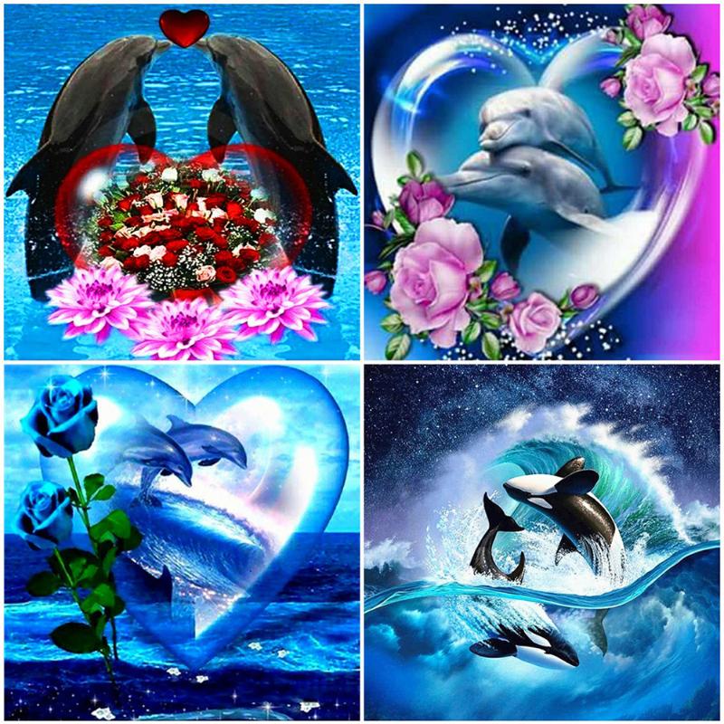 Evershine Cross Stitch Diamond Painting Dolphin Full Square Round Diamond Embroidery Animal DIY Rhinestones Pictures Handicrafts
Evershine Cross Stitch Diamond Painting Dolphin Full Square Round Diamond Embroidery Animal DIY Rhinestones Pictures Handicrafts