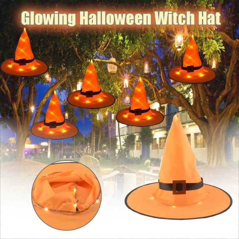 Halloween Party Hats Home Garden Party Decoration Headwear Cap with LED Light Hanging Cosplay Fancy Dress Costume Supplies
Halloween Party Hats Home Garden Party Decoration Headwear Cap with LED Light Hanging Cosplay Fancy Dress Costume Supplies