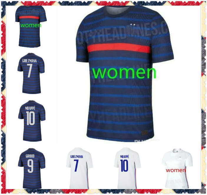 woman 2020 GRIEZMANN MBAPPE soccer jersey KANTE 2018 Centenary POGBA football shirt Maillot de football France ZIDANE GIROUD MATUIDI
woman 2020 GRIEZMANN MBAPPE soccer jersey KANTE 2018 Centenary POGBA football shirt Maillot de football France ZIDANE GIROUD MATUIDI