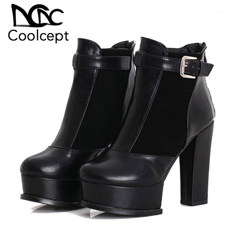 CoolCept Sexy Women High Heel Boots Platform Buckle Warm Shoes Winter Ankle Boots Fashion Party Thick Heel Size 34-391, Yellow
CoolCept Sexy Women High Heel Boots Platform Buckle Warm Shoes Winter Ankle Boots Fashion Party Thick Heel Size 34-391, Yellow