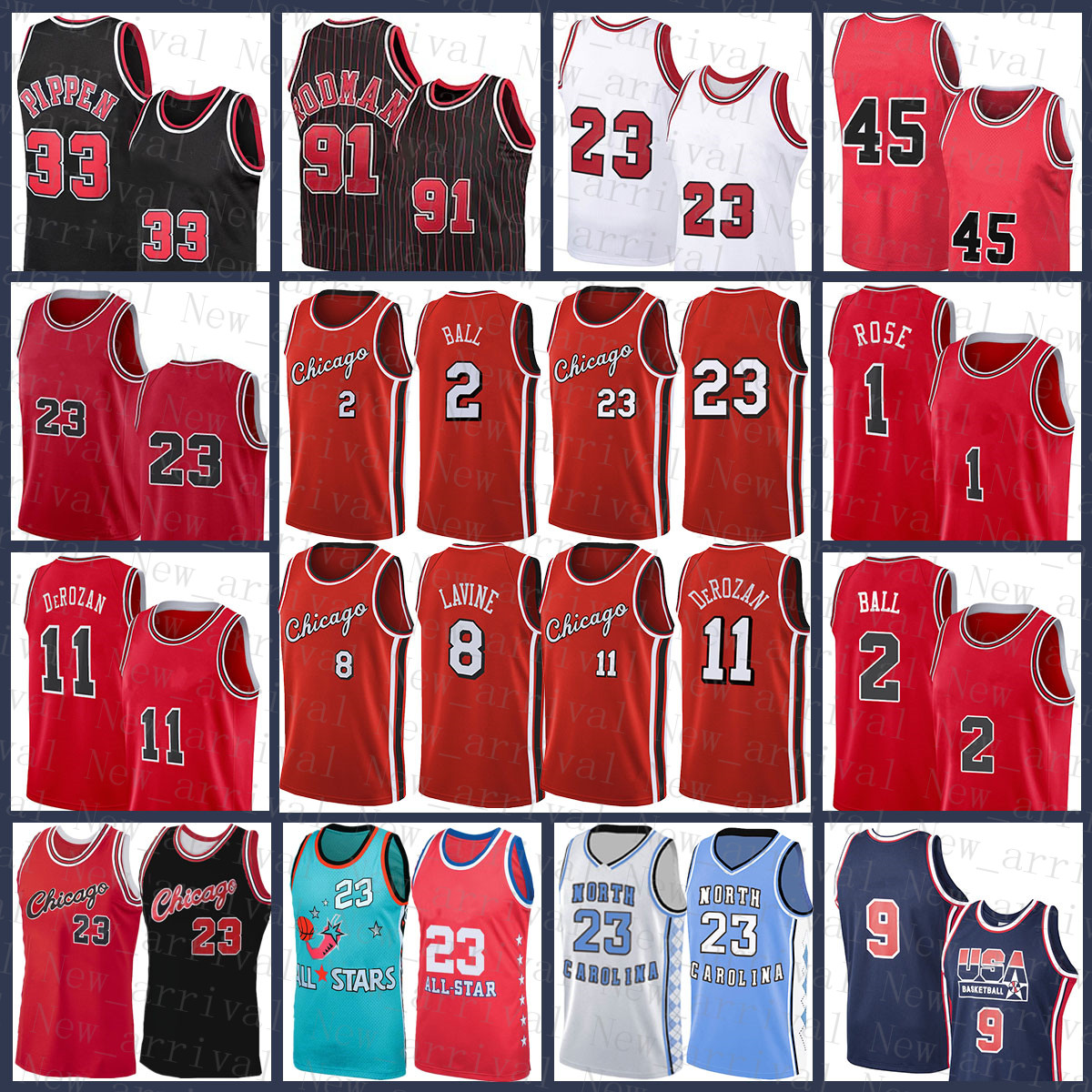 2022 Cheap Chicagos Bull 23 Michael Basketball Jersey Lonzo 2 Ball Demar 11 DeRozan Derrick 1 Rose Zach 8 LaVine Scottie 33 Pippen Dennis 91 Rodman Discount, Jersey-tiaowen
2022 Cheap Chicagos Bull 23 Michael Basketball Jersey Lonzo 2 Ball Demar 11 DeRozan Derrick 1 Rose Zach 8 LaVine Scottie 33 Pippen Dennis 91 Rodman Discount, Jersey-tiaowen