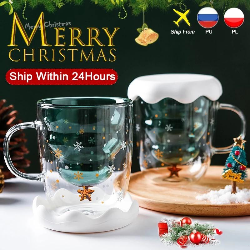 Creative 3D Transparent Double Anti-Scalding Glass Christmas Tree Star Cup Coffee Cup Milk Juice Children's Christmas Gift
Creative 3D Transparent Double Anti-Scalding Glass Christmas Tree Star Cup Coffee Cup Milk Juice Children's Christmas Gift