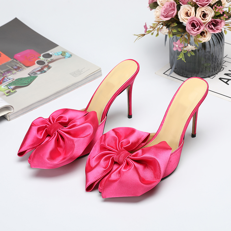 Summer Free 2020 Shipping Women's Fashions Pink Bombs Satin Flowers High Heels Slipper Shoes Big Size Njhy, Pink 8cm
Summer Free 2020 Shipping Women's Fashions Pink Bombs Satin Flowers High Heels Slipper Shoes Big Size Njhy, Pink 8cm