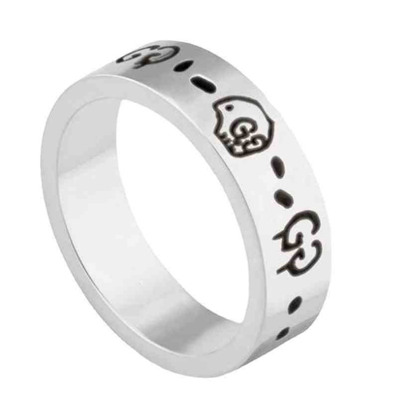 The New designer jewelry S925 Sterling Silver Ring old hip hop Style Men's and women's Daisy skull batch
The New designer jewelry S925 Sterling Silver Ring old hip hop Style Men's and women's Daisy skull batch