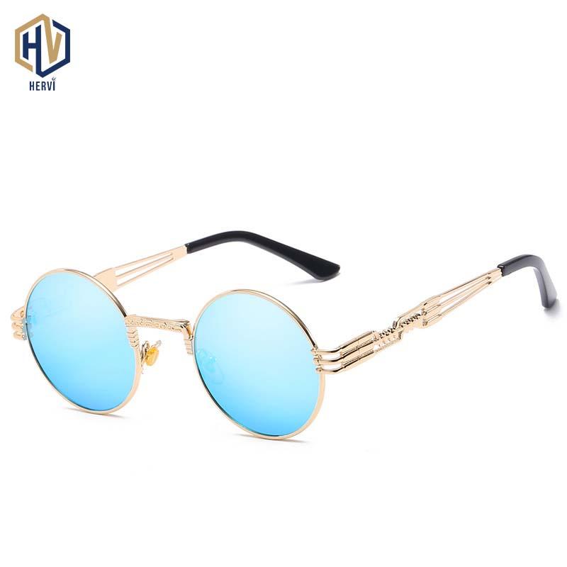 Fashion Steam Punk Round Sunglasses Men Women Metal Spring Sun Glasses Photochromism Eyeglasses UV400 Frame
Fashion Steam Punk Round Sunglasses Men Women Metal Spring Sun Glasses Photochromism Eyeglasses UV400 Frame